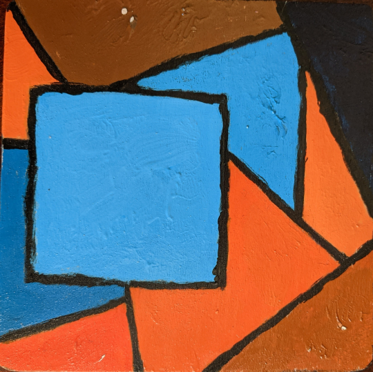 Piet Mondrian Themed Coaster
