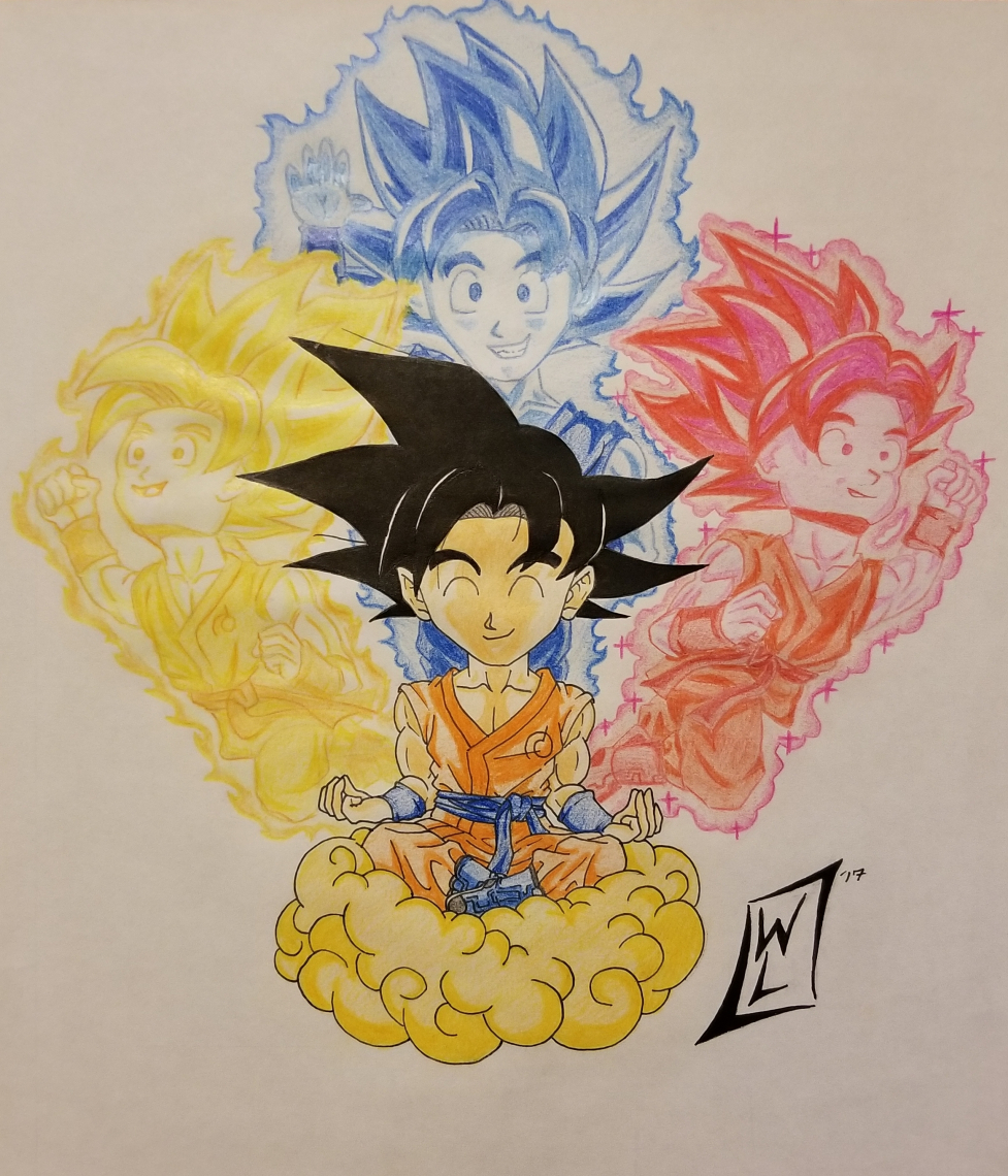 Goku, the master of auras