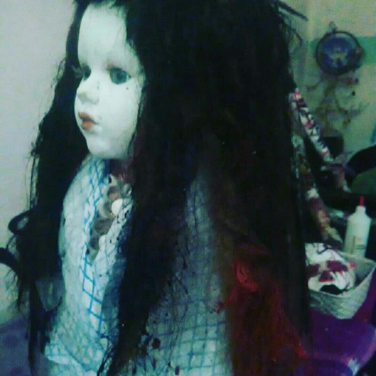 Horror porcelain doll