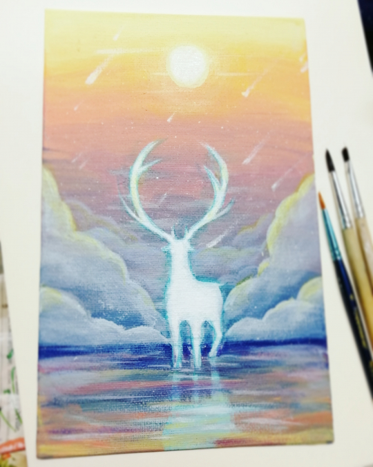 Stag on Water