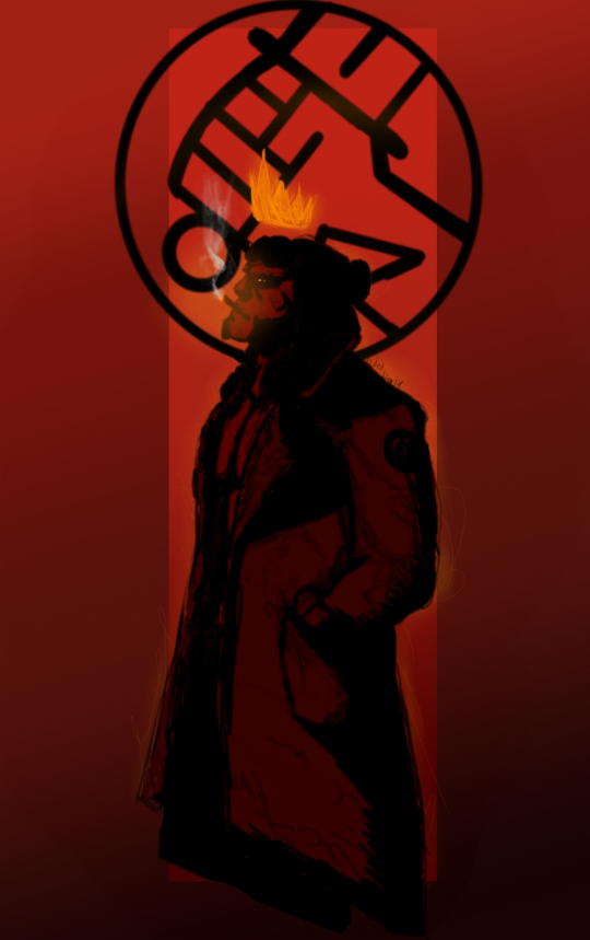 Hellboy the burning king