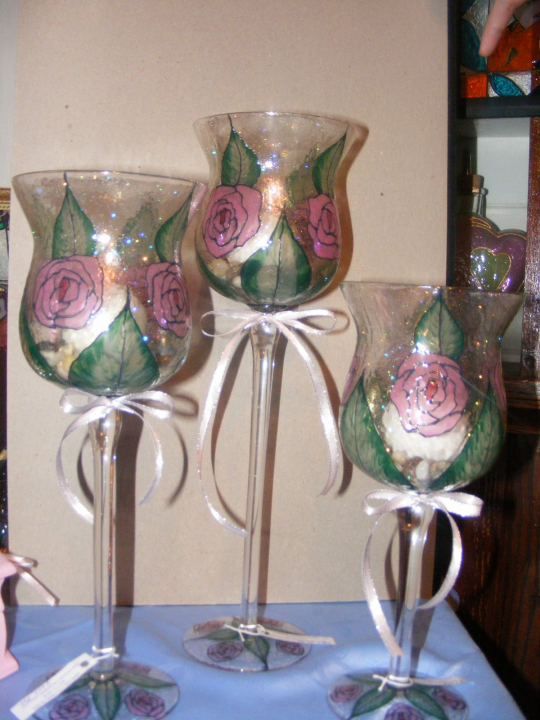 Candle Stand Trio pink roses.jpg