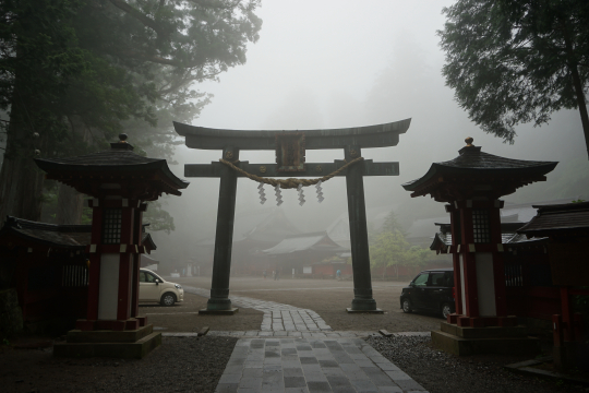 Foggy Tori Gate