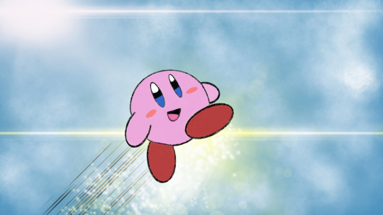 Flying Kirby!