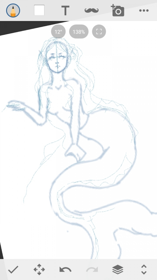 Mermaid that I drew few of months ago