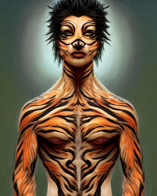 Tiger Human Hybrid