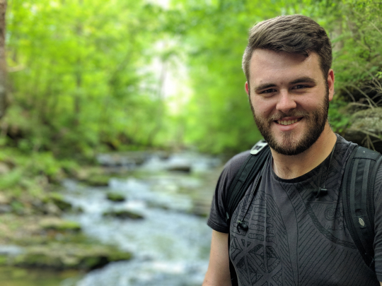 Hiking at Machine Falls