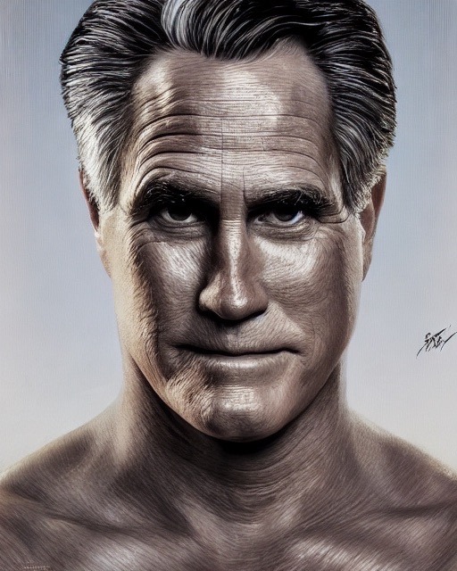 Mitt Romney Portrait