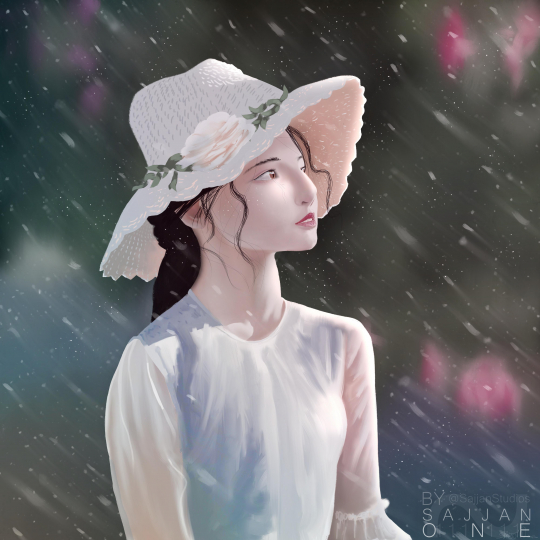 Woman In White