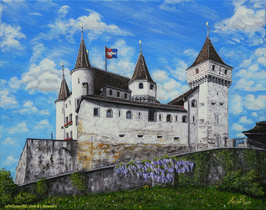 Château de Nyon sur la Toile