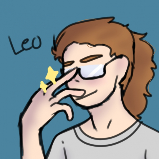 I drew my Friend Leo