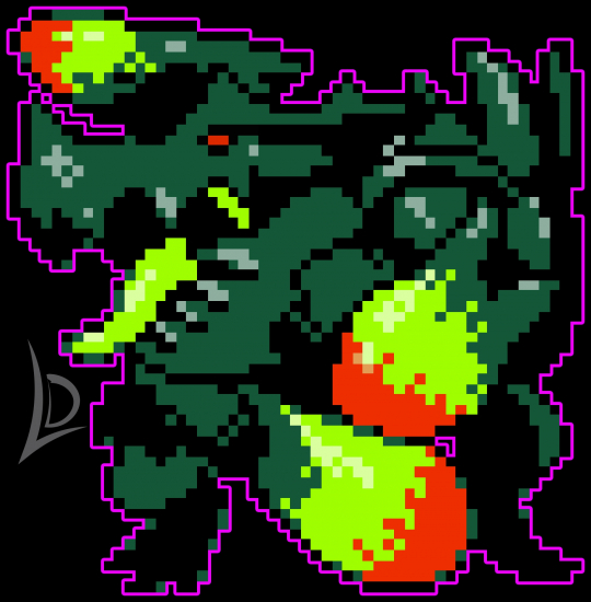 Raging Brachydios Pixel art