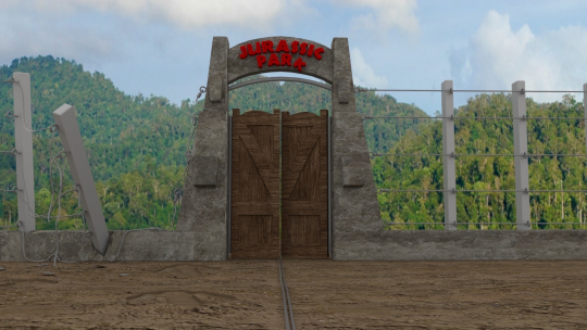 Jurassic Park Main Gate (Final)