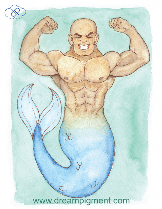 Masculine Merman - MerMay 2018